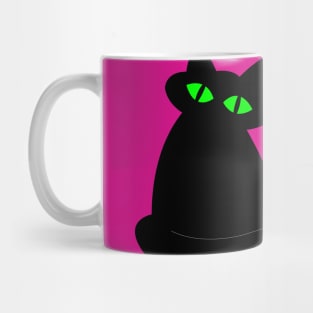 Kurious Kitty in Color Mug